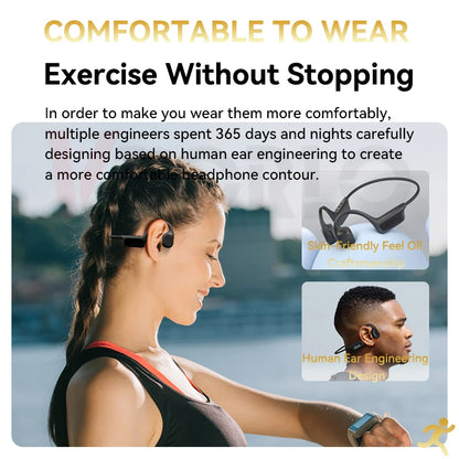 Xiaomi IPX8 Waterproof Swimming Bone Conduction Wireless Headphone Bluetooth 32GB MP3 Player Hifi Bass Music Sports Earphones