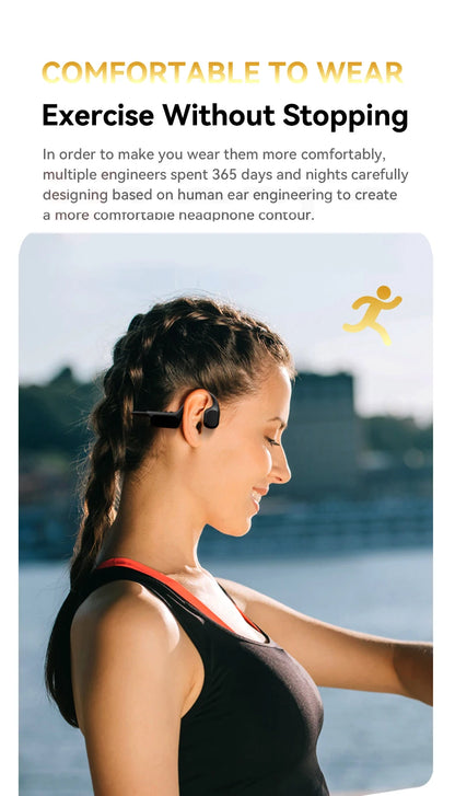 Xiaomi IPX8 Waterproof Swimming Bone Conduction Wireless Headphone Bluetooth 32GB MP3 Player Hifi Bass Music Sports Earphones