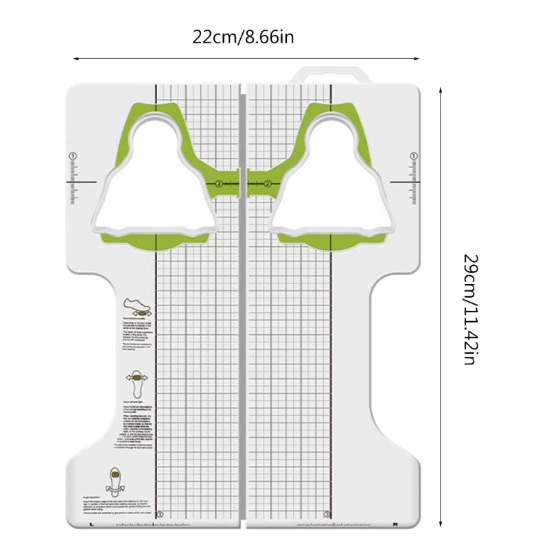Cycling Cleat Alignment Tool Bike Pedal Adjuster Bike Cleat SPD Cleat Adjuster